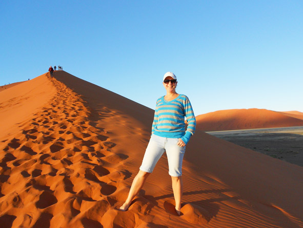 Tracy Payne - Dune 45 at Sossusvlei is the largest dune in the world